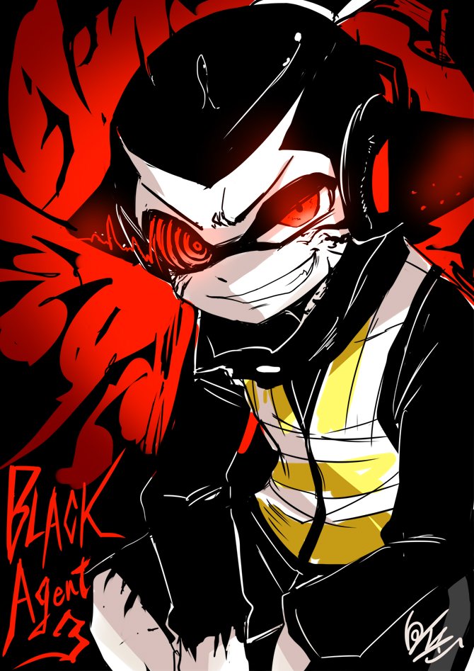تويتر イカたけ على تويتر らくがき Black Agent 3 黒３号 T Co Kianikhz15
