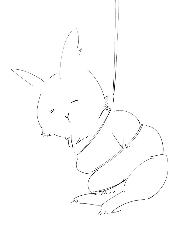 うさぎの緊縛 