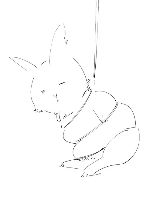 うさぎの緊縛 