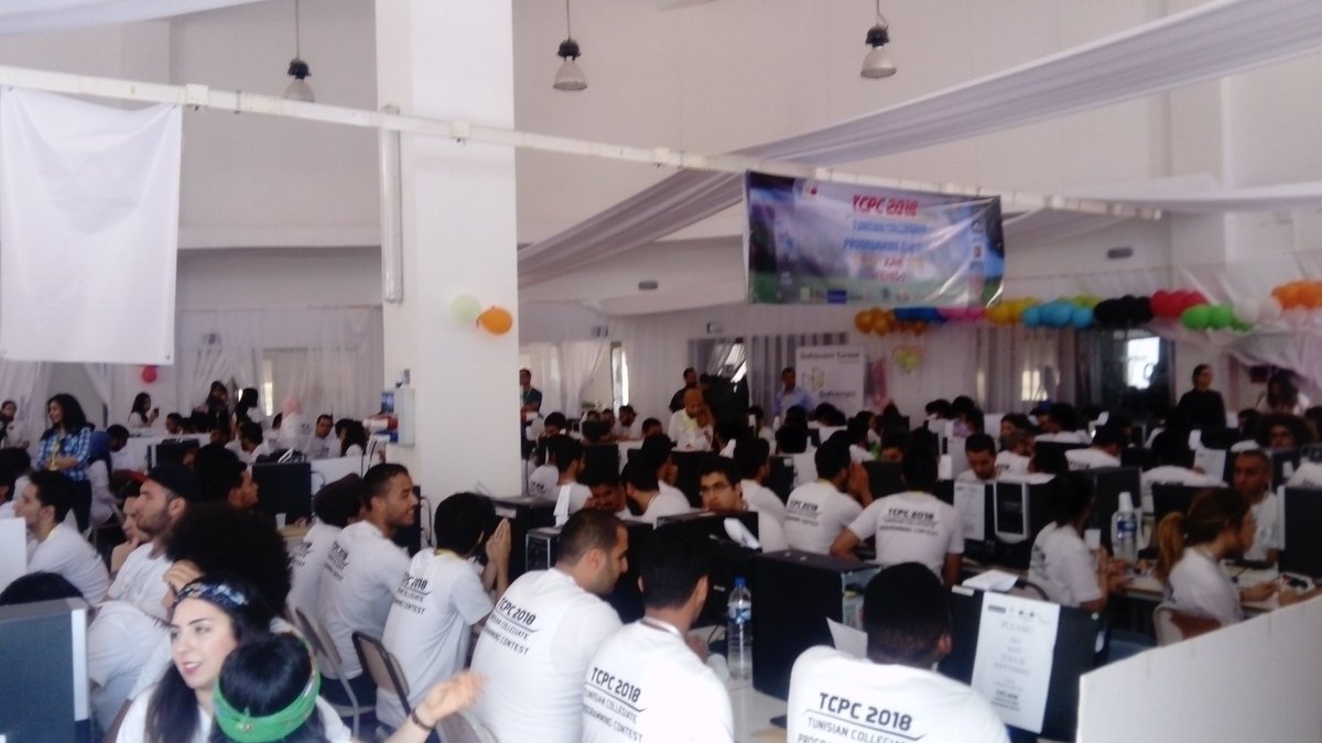 MarouaMehri's tweet image. #TCPC2018 #eniso @acmtcpc really good ambiance