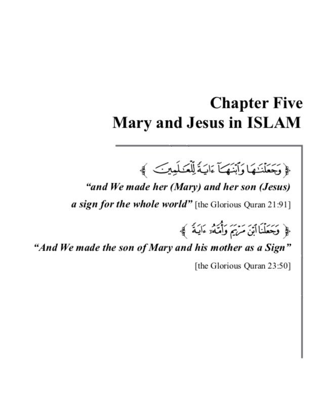 Ref_Obf's tweet photo. Chapter Five (5):
#Mary and #Jesus in #ISLAM

#Allah Almighty says:
﴿وجعلنا ابن مريم وأُمَّهُ آية﴾
“And We made the son of Mary (Jesus) and his mother as a Sign”
[the Glorious #Quran 23:50]

❁ The #Miraculous Sustenance

❁ The #Chastity of Mary

❁ The Glad Tidings

📚(2/2)📚 https://t.co/Abm4B9g9Qc