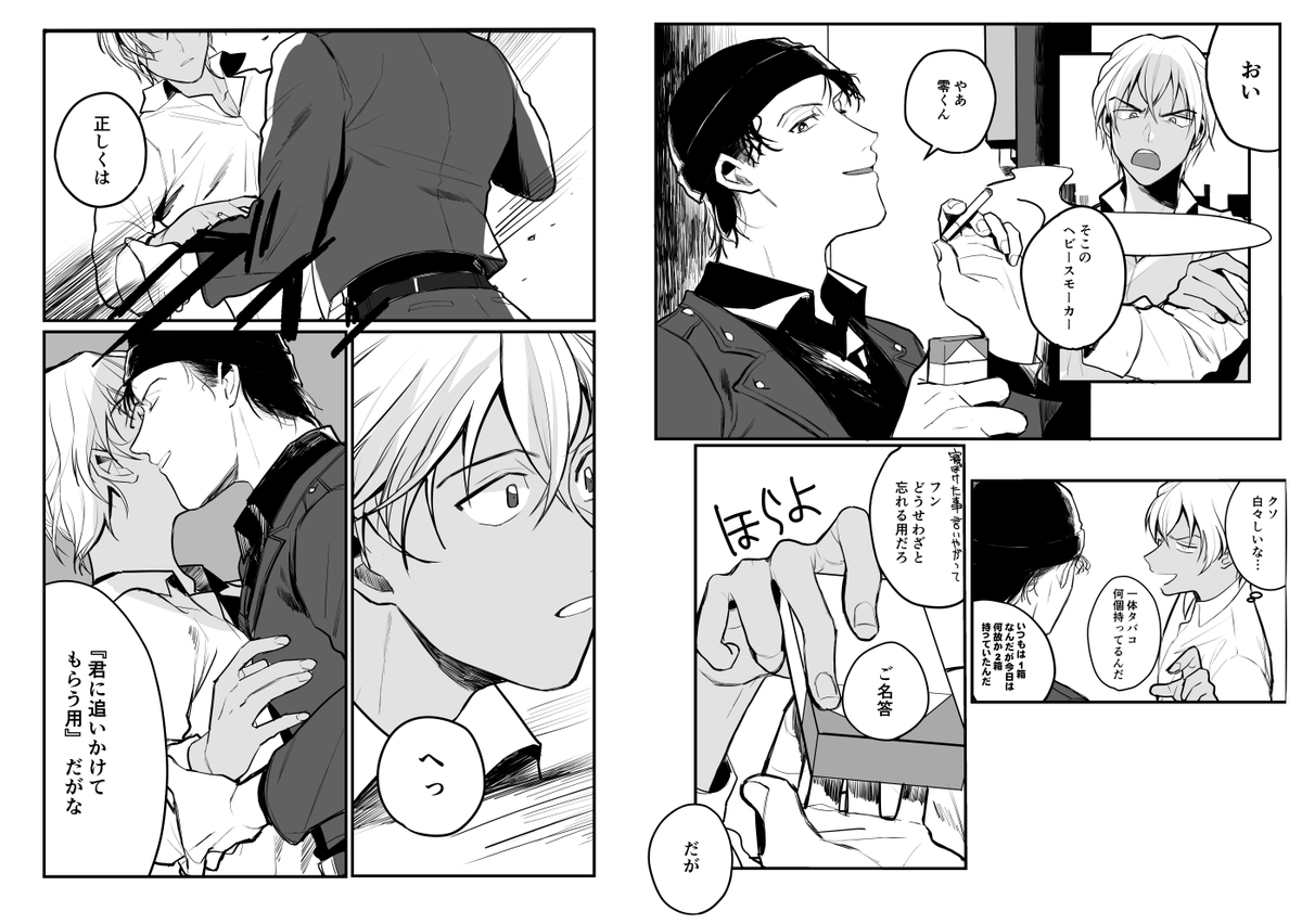 赤井の策略にまんまとひっかかるちょろいれ～くん🙆‍♀️
(赤安) 