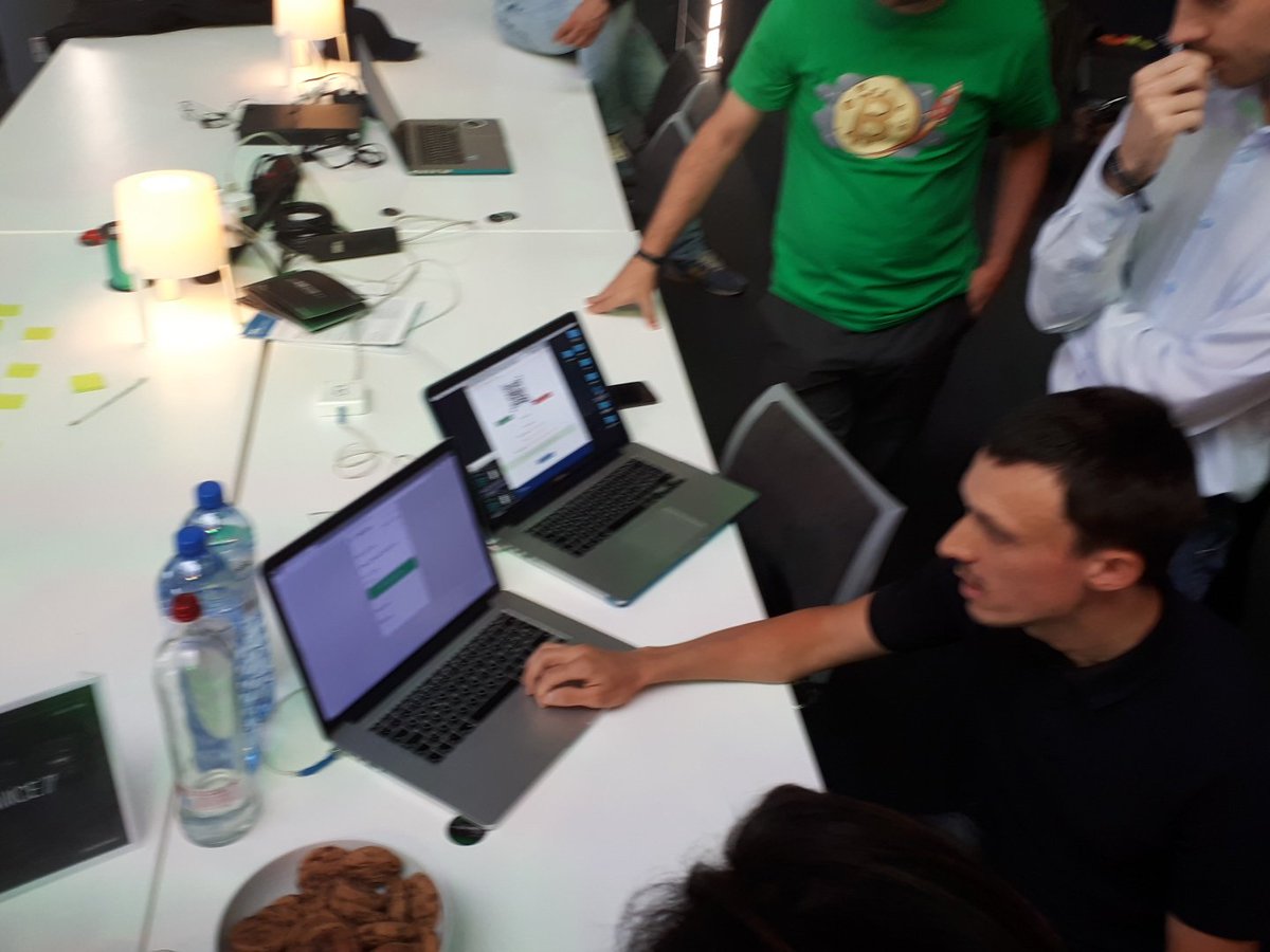 Extremely impressive: The Cryptographic Holdership Protocol that we can truly trust and rely on in preventing counterfeiting of products. #EUBlockathon2018 #cryptomice