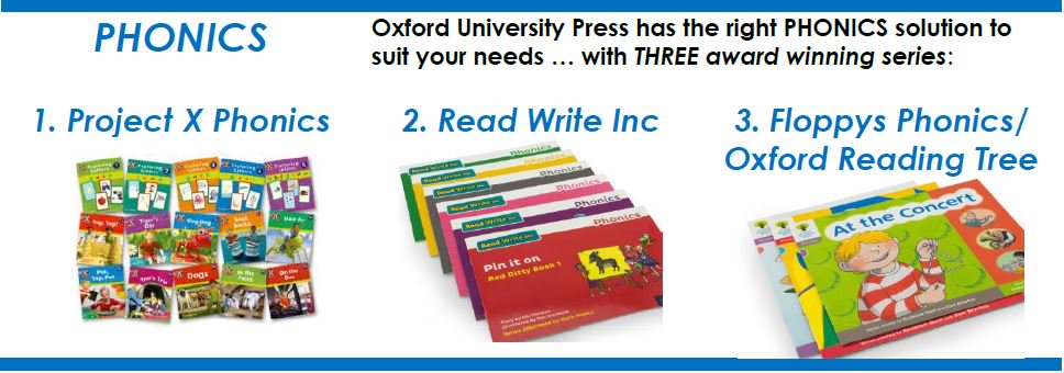 samjful's tweet photo. 3 Phonics solutions to choose from! #effectivereading #phonics #decodable @OxfordAustralia https://t.co/hNef7kFRVc