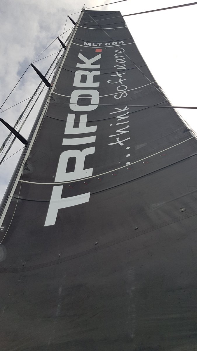 Sailing on @triforknews Ocean race winner today @triforkams