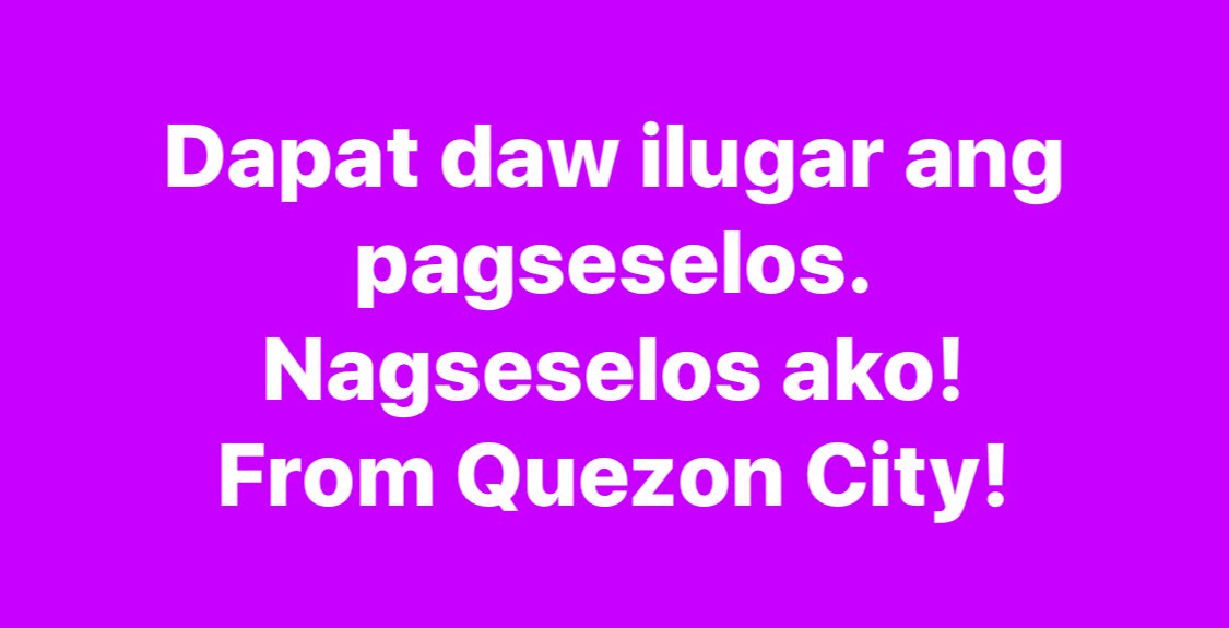 Ikaw, san ka lulugar? Lelz. #pinoycomedy #pinoyfunny #pinoyjokes #relationshipjokes #funny #jokes