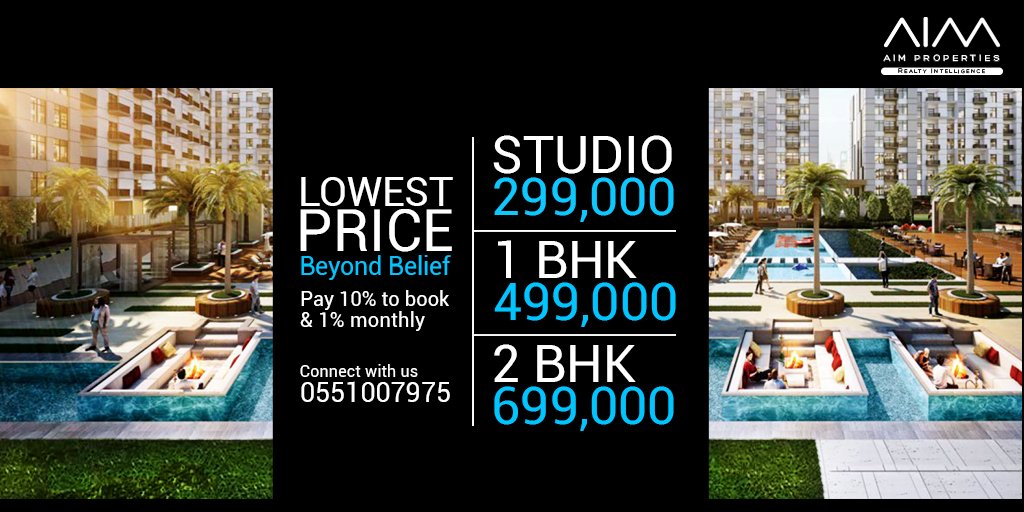 AIM_PROPERTIES's tweet photo. LOWEST PRICE BEYOND BELIEF! Pay 10% to book & 1% monthly. Connect with us 0551007975.
#apartments #sale #promotion #dubai #mydubai #uae #realestate #realestateagent #brokers #properties #propertiesonsale #lifestyle #studio #aimproperties @danubehome # https://t.co/PQePKZymVG