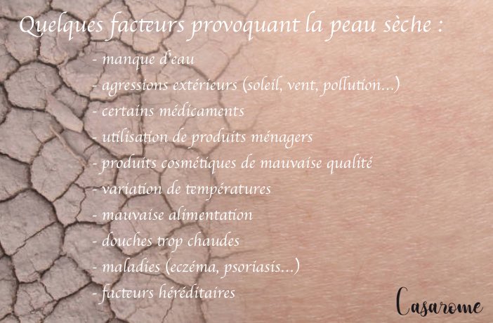 naturallday_fr's tweet photo. Quelques facteurs provocant la peau sèche :
#facteurspeauseche #peauseche #peau #seche #peauxseches #manquedeau #eau #soleil #pollution #medicaments #produitsmenagers #produitscosmetiques #mauvaisealimentation #douchechaude #maladies #eczema #psoriasis #hereditaires #casarome https://t.co/0oP64rfesQ