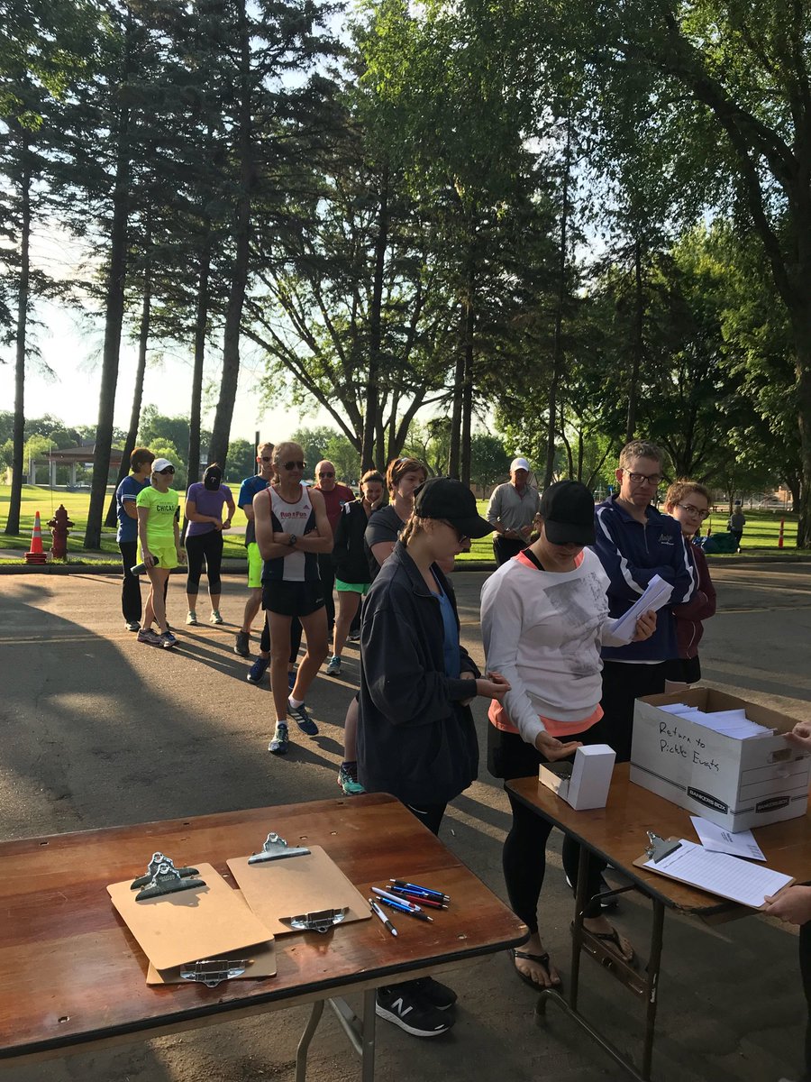 Htfenton's tweet image. Runners getting ready for the #StaFit #WJON Granite City Days 5K. Race starts at 8 a.m. #GetFitBeFitStaFit