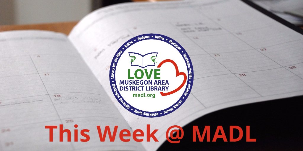 See what's happening at Muskegon Area District Library this week. Visit buff.ly/2oOrUSf for more info.
