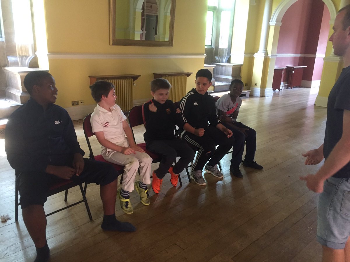 WinCollF's tweet image. And now the drama class.