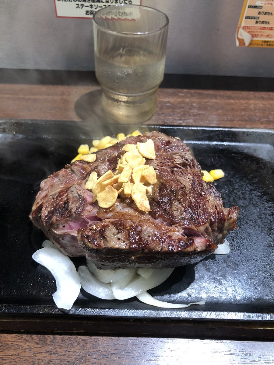 いきなりステーキ行ったらハン・ソロコラボやってた。ステーキが