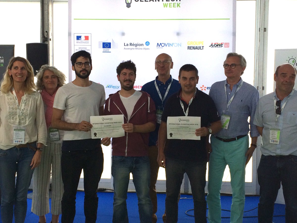 🥇LES GAGNANTS SONT......

- @imm4_immersion4 pour la start-up préférée du public avec le concours <a href="/_Wirate/">Wirate</a> 
- CleanLeaf (clean-leaf.fr) &amp; @lys_packaging pour le concours de pitch 

#makeouryouthgreatagain #technology #nature