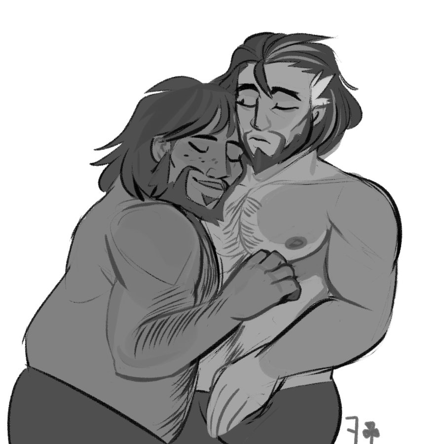 #mchanzo I ended up seriously rendering this sketch because I loved it but originally I was just gonna make a shitpost with it. here it is 