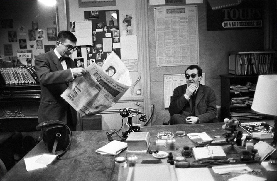CriterionDaily's tweet photo. Claude Chabrol and Jean-Luc Godard. https://t.co/5sxwtCyxlD