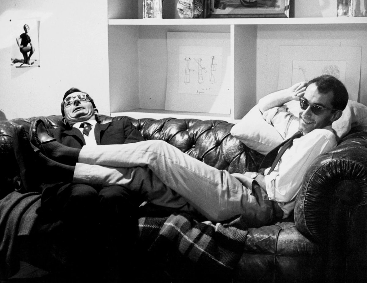 CriterionDaily's tweet photo. Claude Chabrol and Jean-Luc Godard. https://t.co/5sxwtCyxlD
