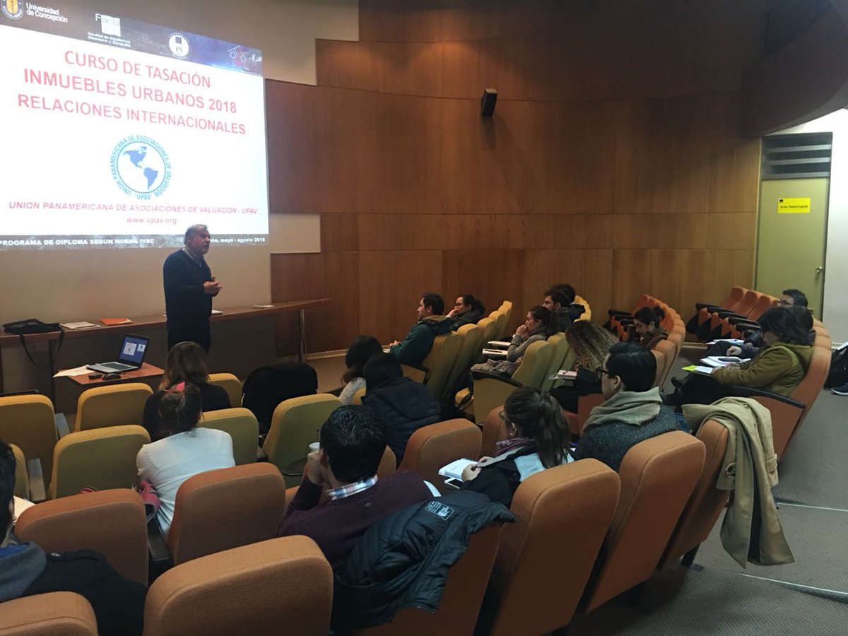 tasador_asatch's tweet photo. Diploma en #Tasaciones #Urbanas, versión #concepcion convenio @faug_udec con #ASATCH. Módulo de ejercicio profesional con el profesor Fernando Merino https://t.co/M72QBoV5pB