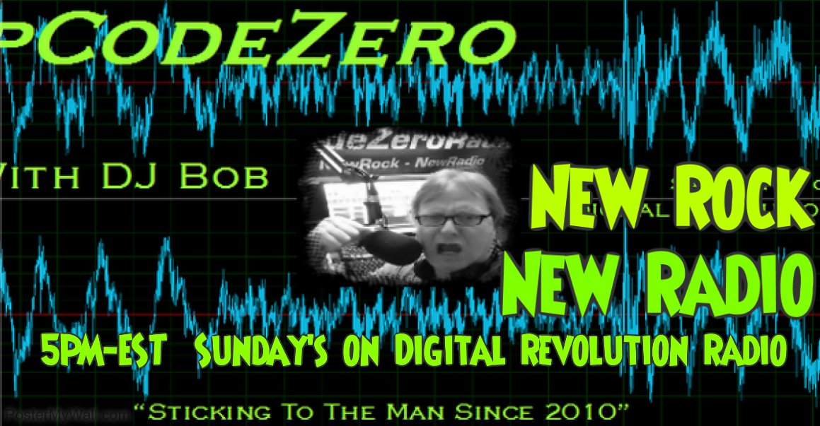 drrradio's tweet photo. Starting at 5pm-est its #ZipcodeZero with your host Dj Bob showcasing the best of new music from around the globe.. You hear it here "Loud and Clear" https://t.co/1jNsHQQg1Y