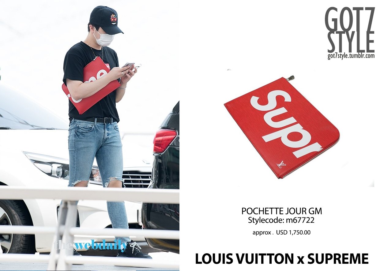 LV X Supreme Pochette Jour 