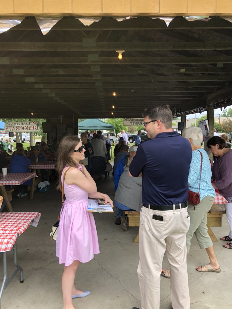 MichiganDems's tweet image. First stop on our #MIChairSummerTour and a big turnout &amp;amp; warm welcome from our friends with the Gladwin Co., Arenac Co., Clare Co. Dems, and the surrounding area! #1Michigan