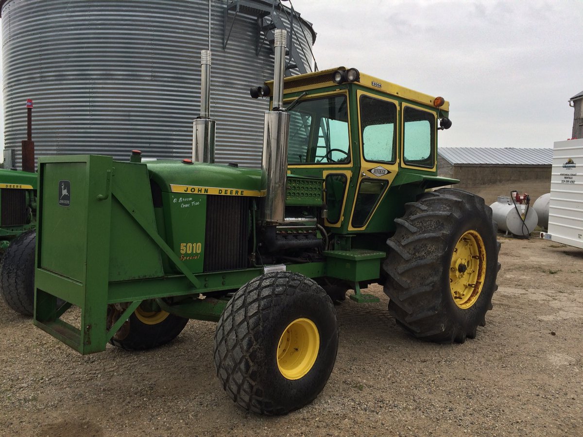drewdebruyn's tweet photo. John Deere 5010 repowered with Kinze Kit at T&D Restorations, Millbank ON, Canada. Tractor Show Jun22-24 @MachineryPete https://t.co/CFMYzDYVLu https://t.co/vaMU0uO80K