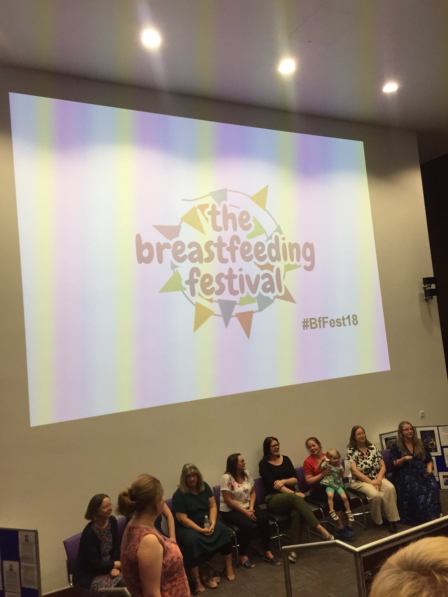 Questions &amp; Answers session with the speakers from this years Festival 😊

#BfFest18
#WiganBreastfeeds