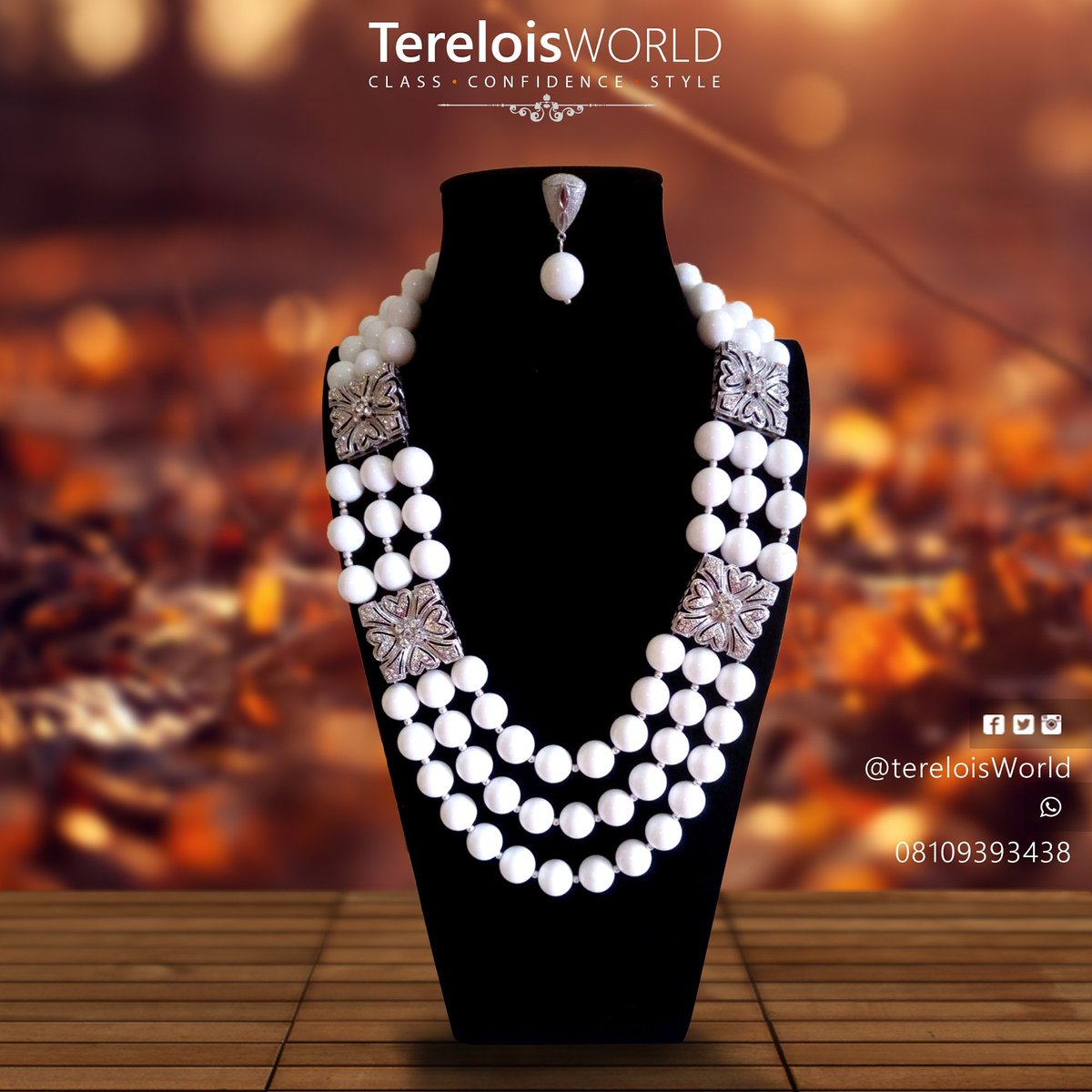 terelois's tweet photo. My name is Lois Leke-Amoo aka Terelois the badass beadist! 

I sell class,confidence and style with my jewellery pieces @TereloisWorld ... Our content is in the words of @feladurotoye ROCK SOLID and our packaging is WOW! 

Class,confidence and style is guarandamteed! https://t.co/pZ227LT0b7