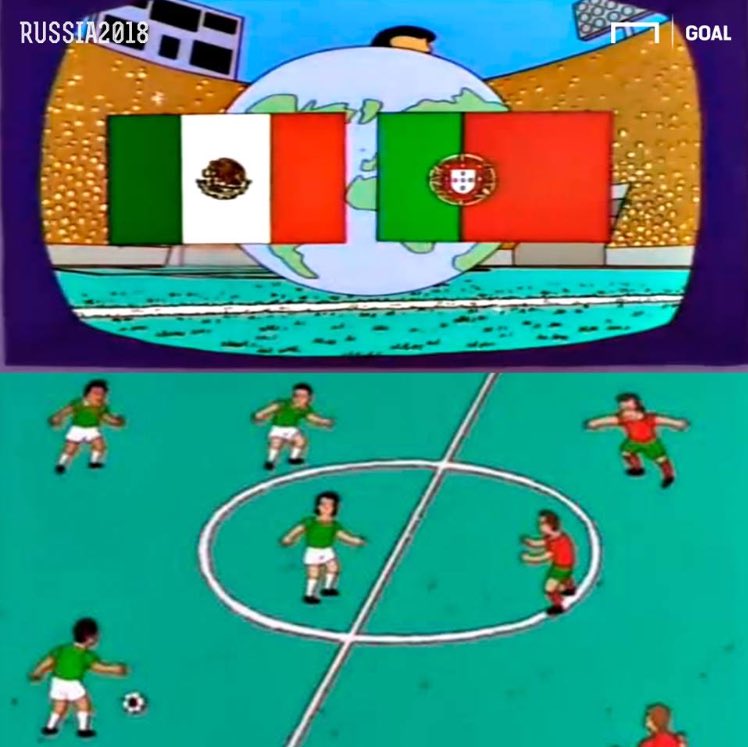 mellydrxw's tweet photo. La finale de la coupe du monde 2018 selon les simpsons https://t.co/P4cjk8RpSJ