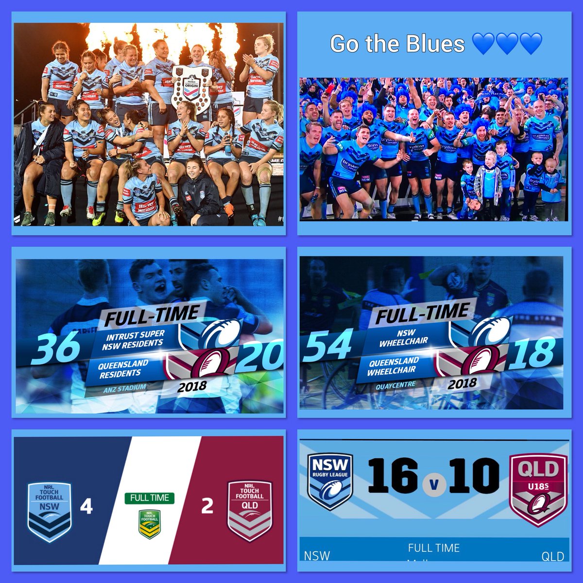 bnmkelly's tweet image. Loving this 💙 #UpTheBlues #Origin #NSW #Blues @NSWRL @WRugbyLeague @nsw_touch @IntrustSuperPrm @NSWWRL