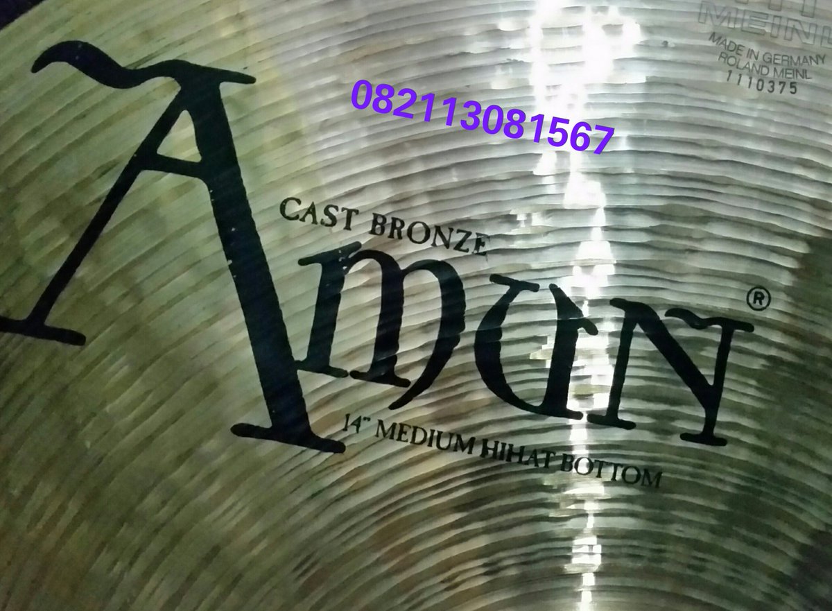 @<a href="/drum_market/">drummarketindonesia</a> WTS 2nd Meinl Amun cast bronze 14" hi hats Rp.1250k wa 082113081567 jaksel