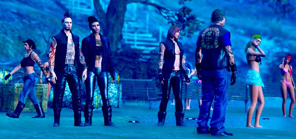 Bam1967Bam's tweet photo. 🔥HELLS LEGION 🔥
     ⚒OSHAWA⚒
#GTA5Online #PS4 
#WaveformGaming #LuckySnaps #Rockstareditor #RockstarGames #GTAphotographers @twisted_motley @666Scarface13 @LuLu64467264 @wiseguy585 @slayer33632519 @GuyKenworth https://t.co/X1J77dFtix