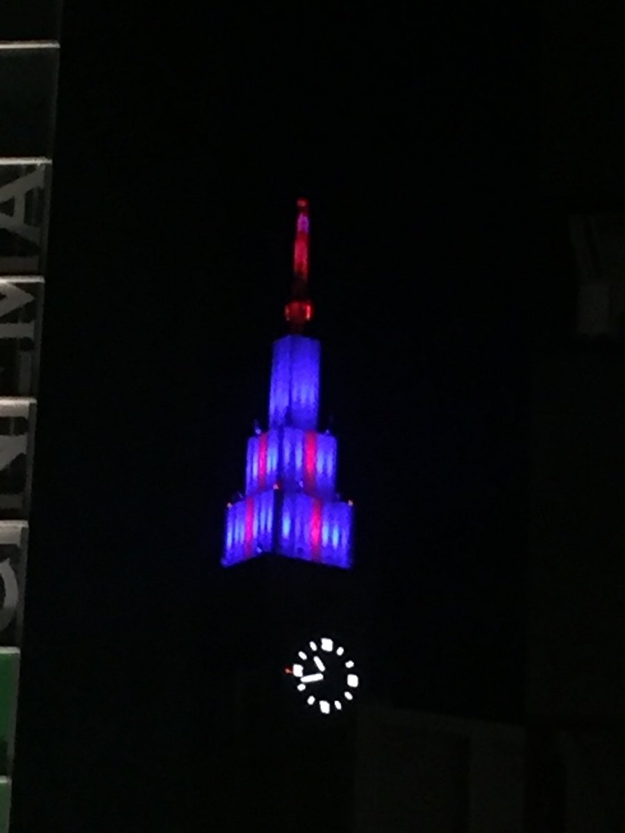 SEJAEvent's tweet image. Shinjuku is in samurai blue! #japanvssenegal