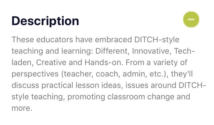drmcclard's tweet photo. Hope to see a lot of #DITCHbook edus Tuesday at #ISTE18. Looking forward to to sharing on this session! #tlap #learningstl #edplusbus #moedchat https://t.co/wOu58bp2de