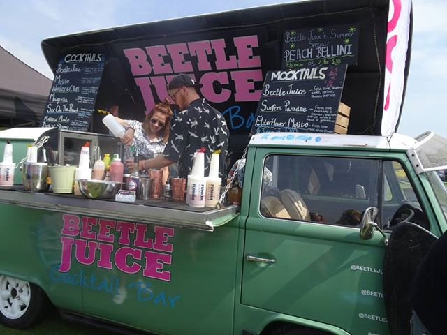 StoneFete's tweet photo. This year we will have 2 additional bars complimenting our main bar @StoneFete. 
Beetle Juice Cocktail Bars run a fleet of “pop up” VW cocktail bars.
The Kent Cider Company use a large range of interesting and unusual fruits in the production of their award winning ciders. https://t.co/Zs0DD9NEr0