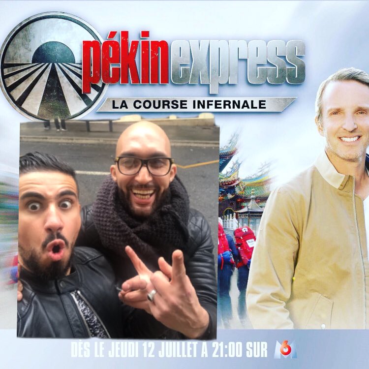 Salut les amis retrouvez-nous le 12 juillet 2108 a 21h sur M6 dans Pékin Express : la course infernale 💪💪wazaaaaaa🤙🤙🤙 🏃🏻🚔🚑🐒🐸🐗🐛🐜🦎🐝🦇🦈🐊