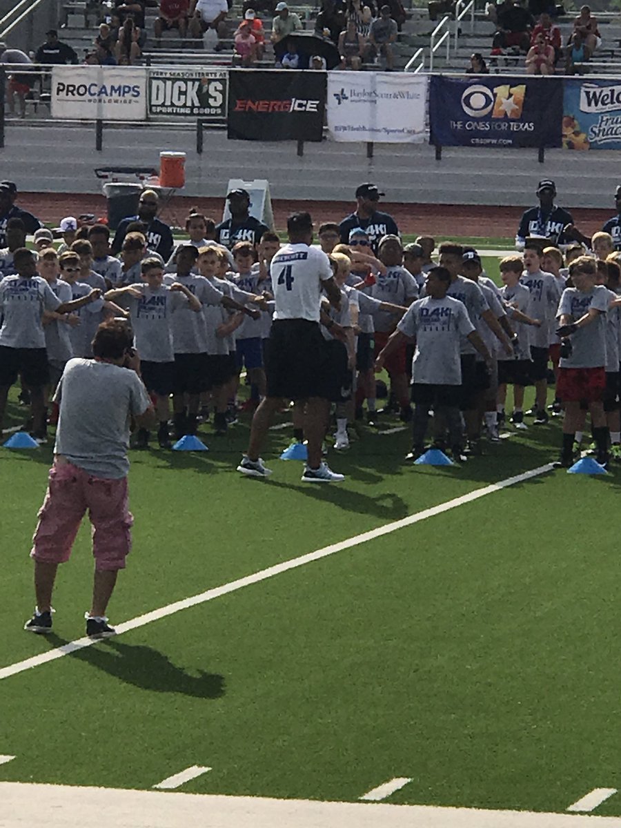 Start of day two Dak camp!  <a href="/CitiPrivatePass/">Citi® Private Pass®</a>, <a href="/ProCamp/">Bill Barnard</a>, <a href="/dak/">Dak Prescott</a> and #CloserToPro