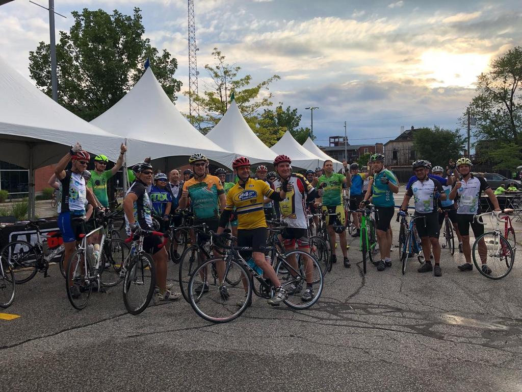 am800_cklw_'s tweet photo. Bright and early here on the fifth annual #ridedonthide2018. Come out and show your support for mental health! #CMHAWECB @ridedonthide @CMHAWECB https://t.co/tSMG2m03Kw