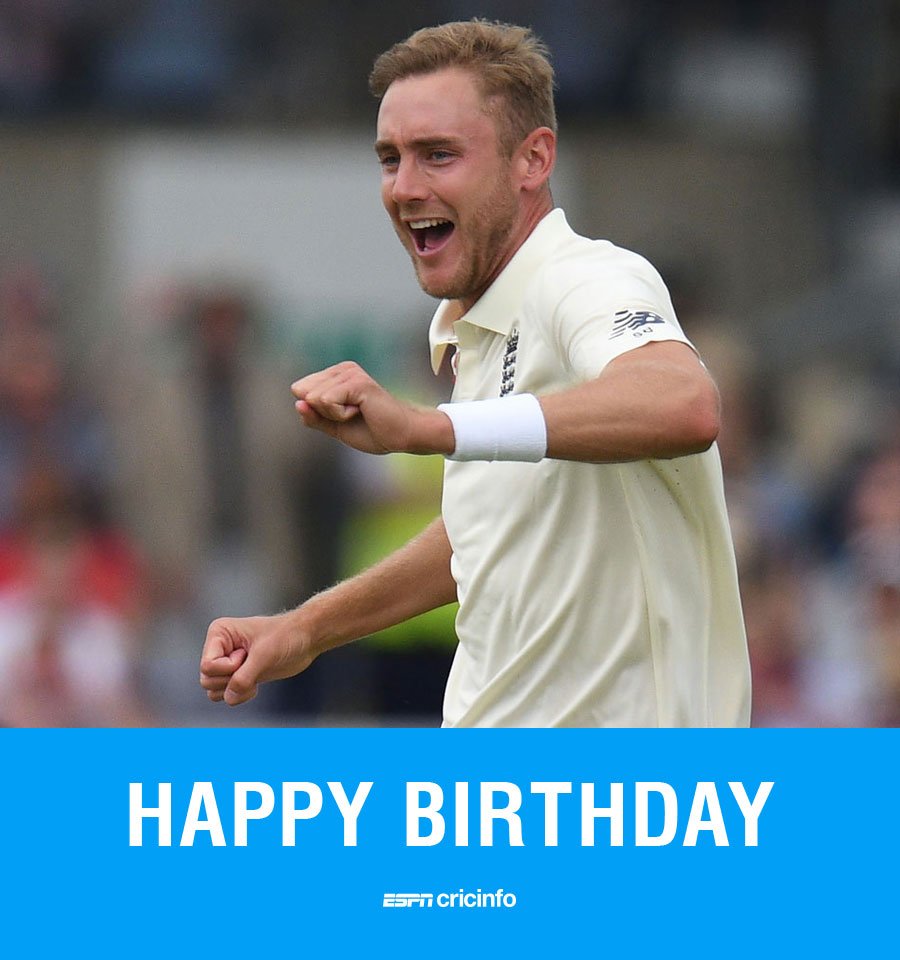 Happy birthday Stuart Broad! 

417 Test wickets by the age of 32. How many will he end up with? 