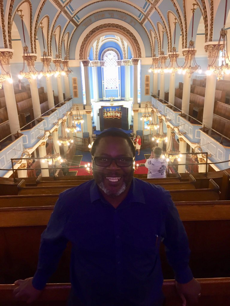 a_adeyemo's tweet photo. Fantastic architecture in Singers Hill Synagogue in Birmingham. Venue of @jewishwm Seminar for WM Councillors. This #CivilEngineer approves 👍🏾 #JewishMidlands https://t.co/7UDAfuxvFD