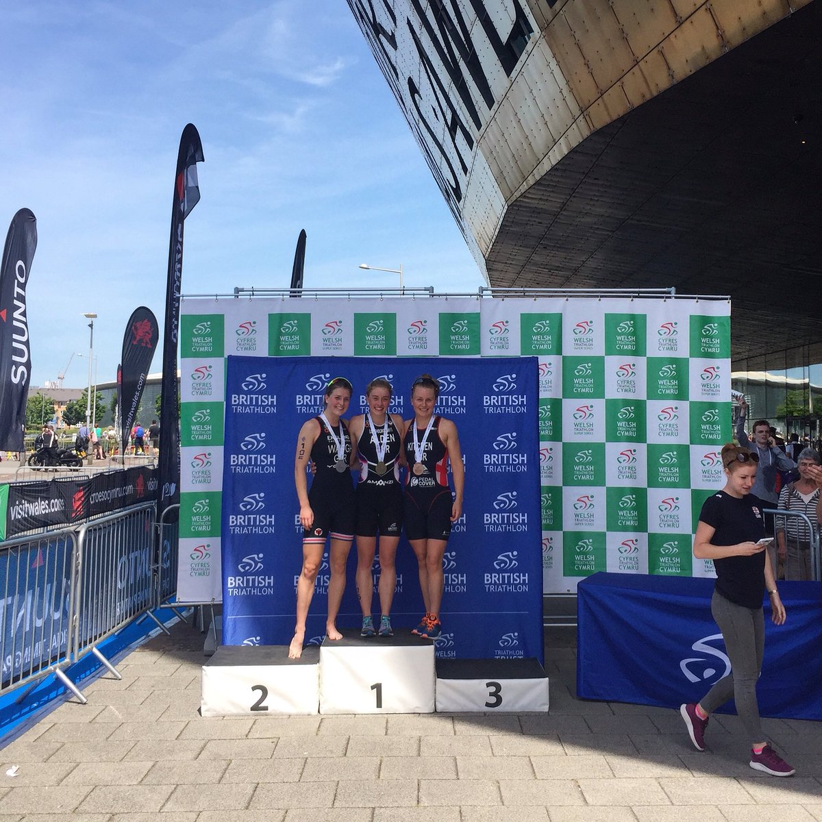 Super happy to get on the podium at <a href="/BritTri/">British Triathlon</a> British Champs today! 🥉🎊