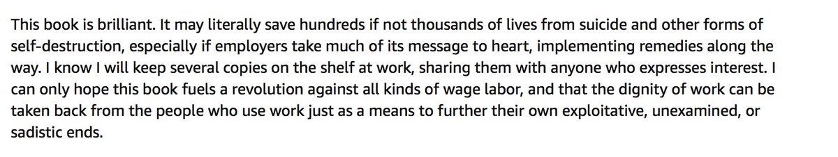 davidgraeber's tweet photo. best paragraph in an Amazon book review ever (at least of one of my books) https://t.co/RhgyKiXmed