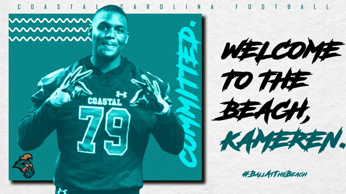 Kam_The_Man15's tweet photo. I thank God for allowing me to fulfill my childhood dreams of being a D1 athlete, my family coaches and all who have helped me in this journey. Psalm 119:28. I'm blessed to say that I am committed to Coastal Carolina University #BAM https://t.co/n0KJjX4P7S