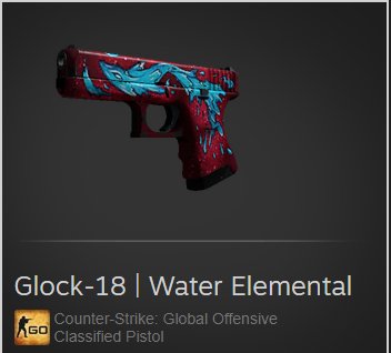 VLADOPARD's tweet image. Glock-18 | Water Elemental GIVEAWAY
-RT &amp;amp; FOLLOW &amp;lt;3
-Rolled after next game!
-Join the stream for a keyword: (I will ask the kw in twitter dm, don't spam it) 
twitch.tv/vlado_ff