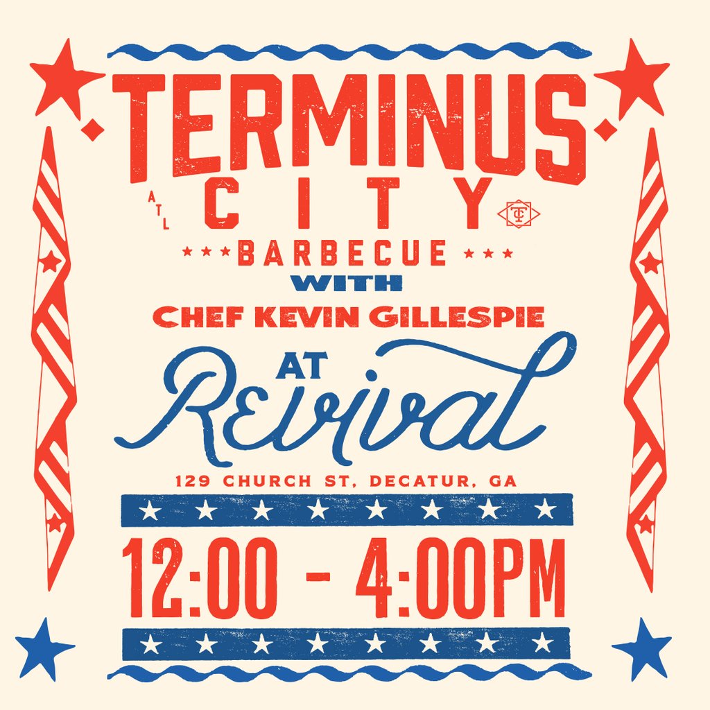 Party with us or party at home! Join us in the backyard of <a href="/RevivalDecatur/">Revival Decatur</a> for an epic Fourth of July bonanza from noon - 4 p.m. featuring barbecue, outdoor games and more. ow.ly/ETa230kv2F1