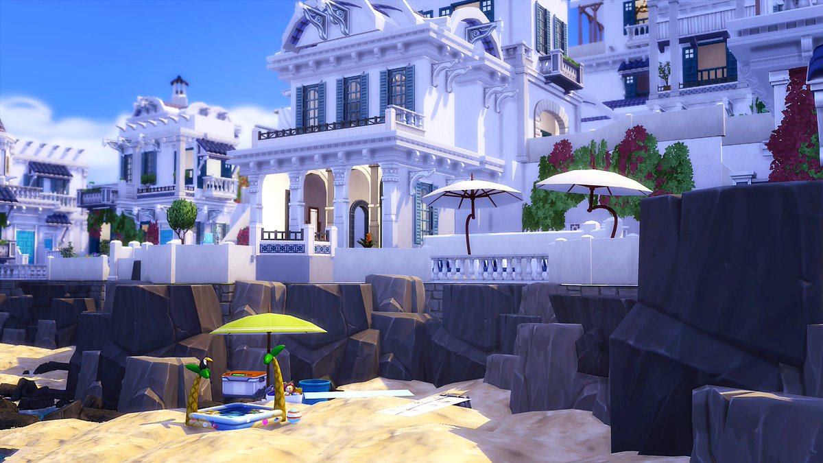 KaiBellvert's tweet photo. Empezamos a tope con #BuildTheWorldTS4 🌎Es el turno de Grecia, con esta pequeña construcción de Santorini 🇬🇷https://t.co/0wKEkAnx3F @TheSims https://t.co/0UEMCdkXaO