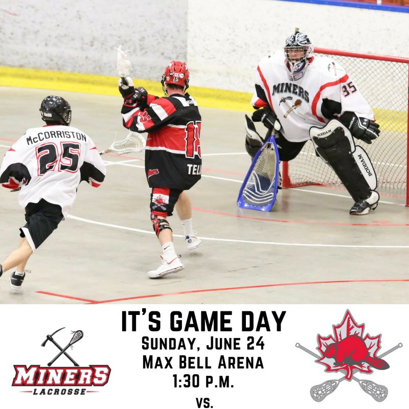 raidersjralax's tweet photo. Game Day. It’s a great day for lacrosse! Early afternoon home game vs StAlbert @jraminers 1:30 ball drop at Max Bell. Every game is a battle. #yyc #CatchTheGame #Lacrosse #CanadasNationalSport #MintoHost https://t.co/ZIO7JoT4Ya