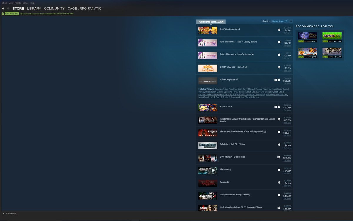 CageJRPGFanatic's tweet image. Just finished with #SteamSummerSale with great games.  More #JPRG on #PC, please. 

Thanks as always @steam_games and #Gaben :P