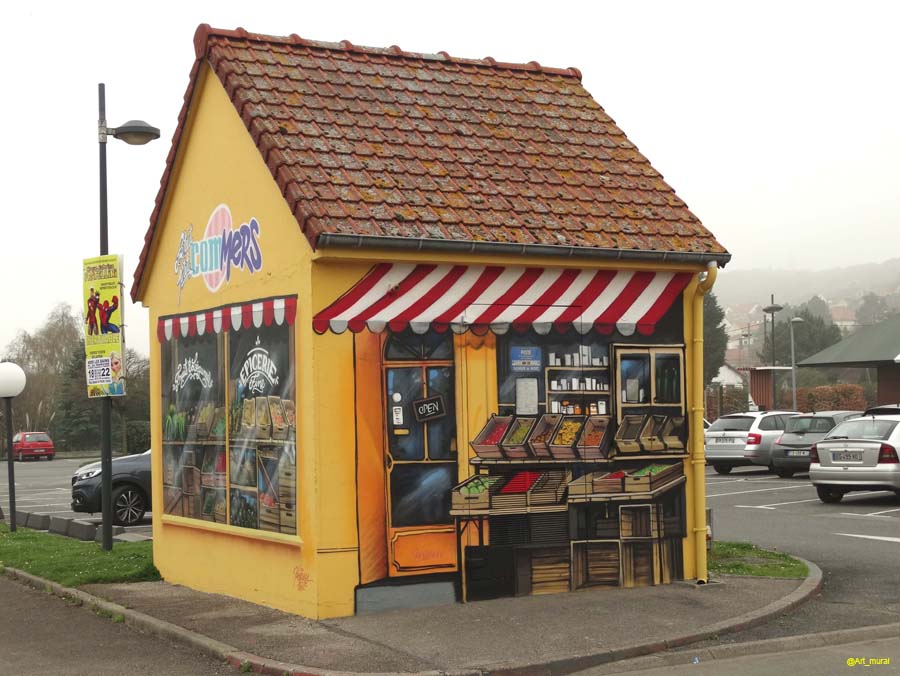 Art_mural's tweet photo. #MersLesBains #Somme  Une épicerie bien sympathique par #MadeInGraffiti
En savoir + ici : https://t.co/OwhO6khaK1 https://t.co/bKqXlCfmcu