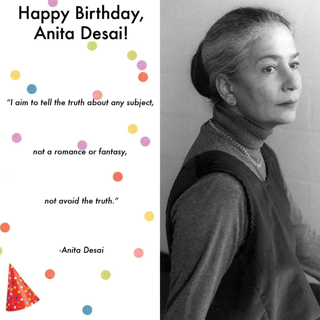 Happy Birthday Anita Desai! 