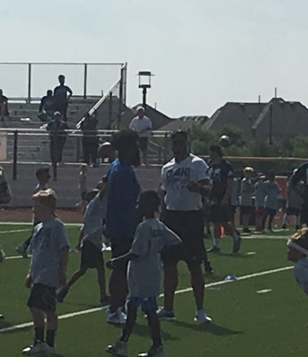 My Boys are at the Dak Prescott Football Camp and Ezekiel Elliot showed up!!! <a href="/ProCamps/">ProCamps</a> <a href="/Citi/">Citi</a> <a href="/dak/">Dak Prescott</a> <a href="/EzekielElliott/">Ezekiel Elliott</a>